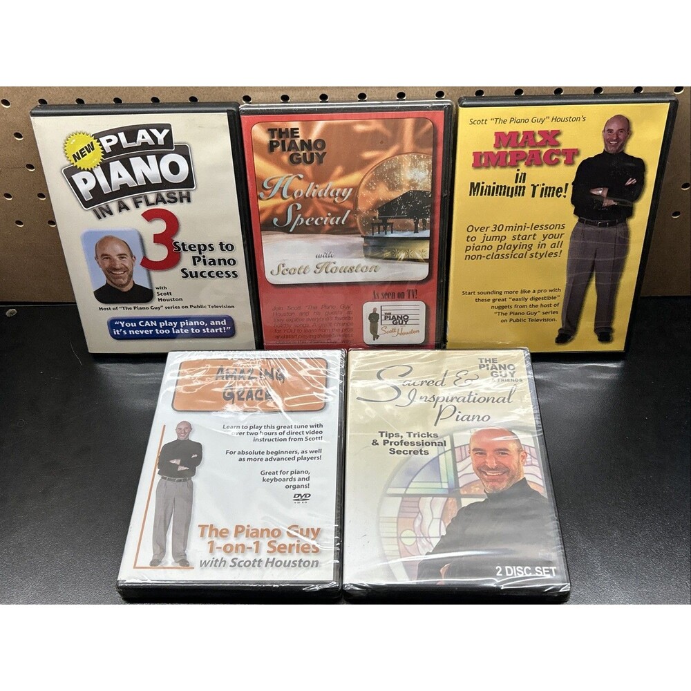 The Piano Guy DVD Bundle - Max Impact, Holiday Special, In A Flash, Inspiration